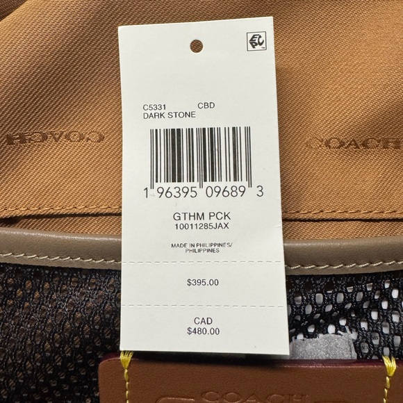 Coach I Men’s Gotham Pack I Leather Shoulder Bag I Dark Stone C5331 NWT - Picture 4 of 12